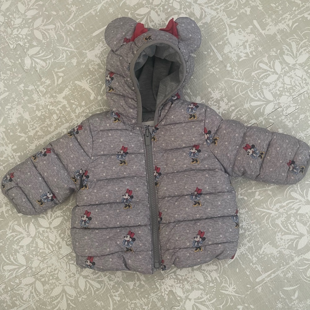 Baby GAP Minnie Mouse Puffer Jacket Disney